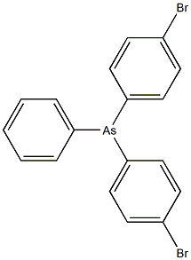 bis(4-bromophenyl)-phenyl-arsane Struktur