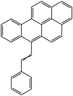 6-Styrylbenzo[a]pyrene Struktur