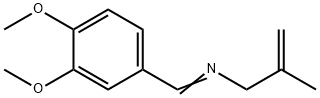 1-(3,4-dimethoxyphenyl)-N-(2-methylprop-2-enyl)methanimine Struktur