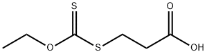 3-ethoxycarbothioylsulfanylpropanoic acid Struktur