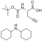 BOC-L-PROPARGYLGLYCINE DCHA SALT Struktur