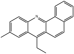 7-Ethyl-9-methylbenz[c]acridine Struktur