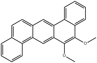 5,6-Dimethoxydibenz[a,h]anthracene Struktur