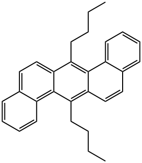 7,14-Dibutyldibenz[a,h]anthracene Struktur