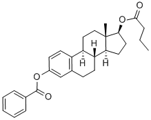 Estradiol-3-benzoate-17-butyrate Structure