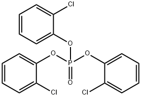 Tris(2-chlorophenyl) phosphate Struktur