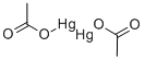 MERCURY(I) ACETATE Struktur