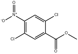 methyl 2,5-dichloro-4-nitrobenzoate Struktur