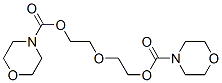 2-[2-(morpholine-4-carbonyloxy)ethoxy]ethyl morpholine-4-carboxylate Struktur