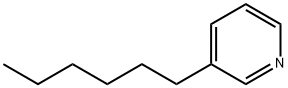 3-N-HEXYLPYRIDINE Struktur