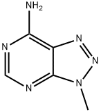 3H-1,2,3-Triazolo[4,5-d]pyrimidin-7-amine, 3-methyl- (9CI) Struktur