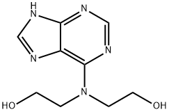 2,2'-(7H-purin-6-ylazanediyl)diethanol Struktur