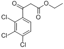 ETHYL 3-OXO-3-(2,3,4-TRICHLOROPHENYL)PROPANOATE Struktur