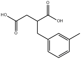 Butanedioic acid, (3-methylphenyl)methyl- Struktur