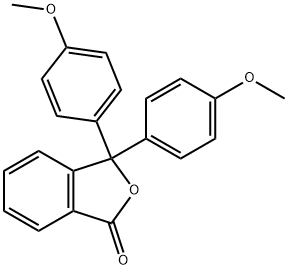 4,4'-[1(3H)-Oxoisobenzofuran-3-ylidene]bisanisole Struktur