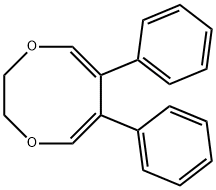 2,3-Dihydro-6,7-diphenyl-1,4-dioxocin Struktur