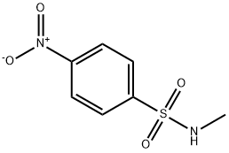 N1-METHYL-4-NITROBENZENE-1-SULFONAMIDE Struktur