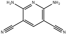 3,5-Pyridinedicarbonitrile,  2,6-diamino- Struktur