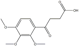 4-(2,3,4-TRIMETHOXYPHENYL)-4-OXOBUTYRIC ACID Struktur