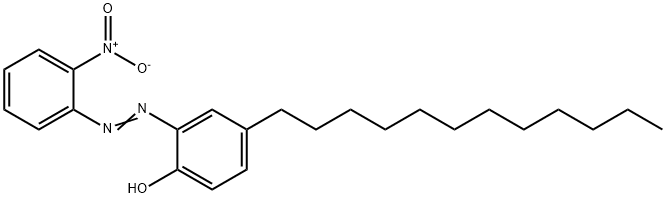 4-dodecyl-2-[(2-nitrophenyl)azo]phenol Struktur