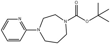 2-Boc-4-(2-pyridyl)hoMopiperazine, 95% Struktur