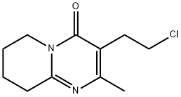 3-(2-Chloroethyl)-6,7,8,9-tetrahydro-2-methyl-4H-pyrido[1,2-a]pyrimidin-4-one Struktur