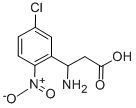 3-AMINO-3-(5-CHLORO-2-NITRO-PHENYL)-PROPIONIC ACID Struktur