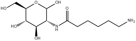 N-(EPSILON-AMINOCAPROYL)-B-D-GLUCOPYRANO SYLAMINE Struktur