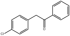 2-(4-CHLOROPHENYL)-1-PHENYLETHANONE Struktur