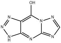 3H-1,2,3-TRIAZOLO[4,5-D][1,2,4]TRIAZOLO[1,5-A]PYRIMIDIN-9-OL Struktur