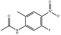 N-(5-Fluoro-2-methyl-4-nitrophenyl)acetamide Struktur