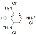 2-hydroxybenzene-1,3,5-triyltriammonium trichloride Struktur