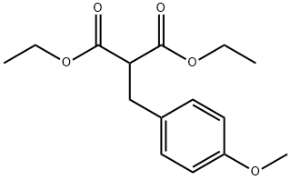 DIETHYL 4-METHOXYBENZYLMALONATE Struktur