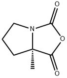 1H,3H-Pyrrolo[1,2-c]oxazole-1,3-dione,tetrahydro-7a-methyl-,(R)-(9CI) Struktur