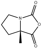 1H,3H-Pyrrolo[1,2-c]oxazole-1,3-dione,tetrahydro-7a-methyl-,(S)-(9CI) Struktur