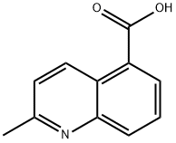 5-Quinolinecarboxylicacid,2-methyl-(8CI,9CI) Struktur