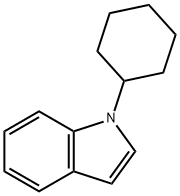 1H-INDOLE,1-CYCLOHEXYL- Struktur