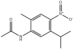 N-(2-methyl-4-nitro-5-propan-2-yl-phenyl)acetamide Struktur