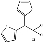 2,2'-(2,2,2-trichloroethylidene)dithiophene  Struktur