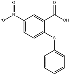 5-nitro-2-phenylsulfanyl-benzoic acid Struktur