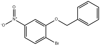 1-bromo-4-nitro-2-phenylmethoxy-benzene Struktur