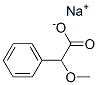 ALPHA-METHOXYPHENYLACETIC ACID SODIUM SALT Struktur