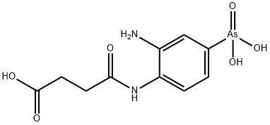 3-[(2-amino-4-arsono-phenyl)carbamoyl]propanoic acid Struktur