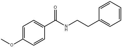 BenzaMide, 4-Methoxy-N-(2-phenylethyl)- Struktur