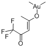 DIMETHYL(TRIFLUOROACETYLACETONATE)GOLD (III) Struktur