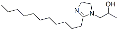 4,5-dihydro-alpha-methyl-2-undecyl-1H-imidazole-1-ethanol Struktur