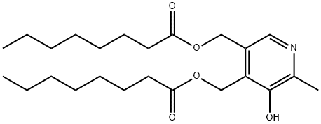 pyridoxine 3,4-dioctanoate Struktur