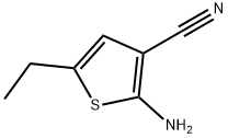 2-AMINO-5-ETHYL-3-THIOPHENECARBONITRILE Struktur