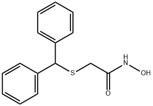 2-[(Diphenylmethyl)sulfanyl]-N-hydroxyacetamide Struktur