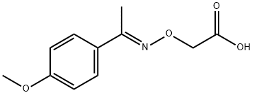 1-(4-METHOXYPHENYL)ETHYLIMINOXYACETIC A& Struktur